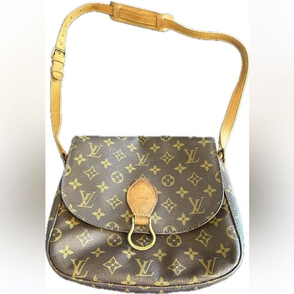 Louis Vuitton Handbags - Louis Vuitton St Cloud Brown Monogram Crossbody Bag Vintage Good Authentic
